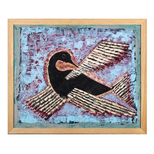 9 - Basil Rákóczi (1908-1979)  Bird Oil on canvas laid on board, 36.5 x 45cm (14¼ x 17¾'')  Provenance: ... 