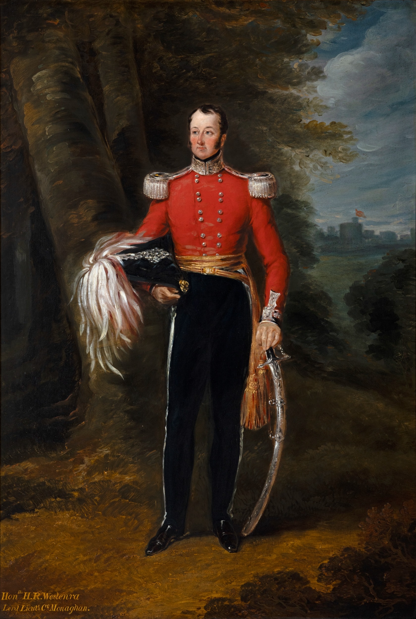 WILLIAM BROCAS, RHA (C.1794-1868) Portrait of the Hon. Henry Robert ...