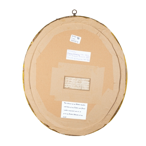 573 - PROVINCIAL IRISH SCHOOL, 18TH CENTURY Portrait of a Lady, a Large Plume in her Hat; and Portrait of ... 