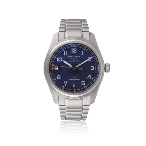 112 - LONGINES SPIRIT CHRONOMETER, REF L3.410.4.53.6 STAINLESS STEEL WRISTWATCH A modern stainless steel w... 