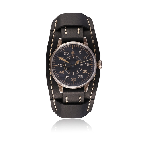 62 - LACO REF. 862097, STAINLESS STEEL PILOT'S WRISTWATCH 