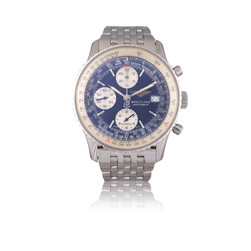 65 - BREITLING  NAVITIMER, REF. A13322, STAINLESS STEEL  A fine and iconic stainless steel automatic chro... 