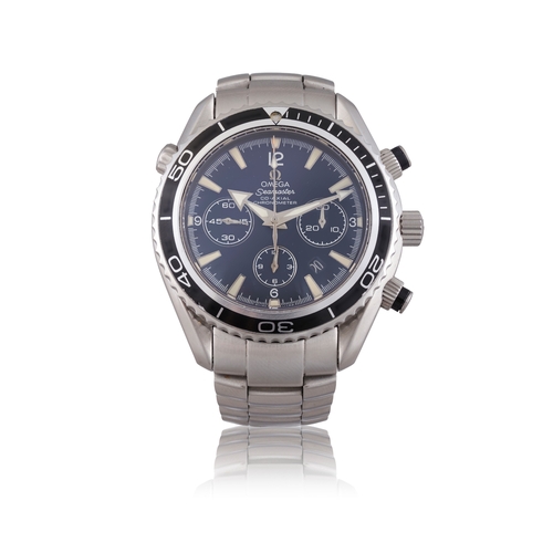 77 - OMEGA SEAMASTER PLANET OCEAN CHRONOGRAPH AUTOMATIC WRISTWATCH, REF. 168.1652 A stainless steel autom... 