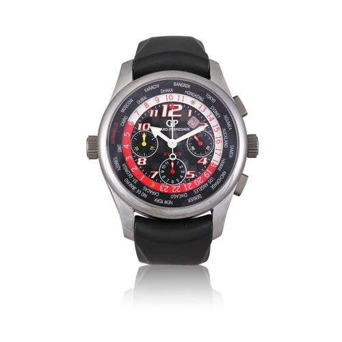 89 - GIRARD-PERREGAUX FERRARI F1, REF. 49800, TITANIUM A sporty titanium automatic chronograph wristwatch... 