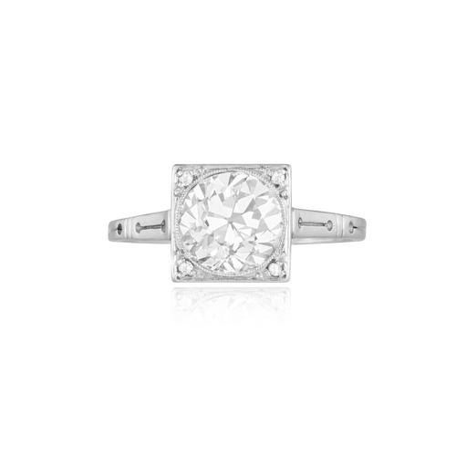 61 - AN EARLY 20TH CENTURY DIAMOND SINGLE-STONE RING, CIRCA 1920  Composed of an old European-cut diamond... 