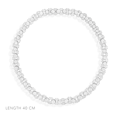 96 - ATTRIBUTED TO HARRY WINSTON: A FINE DIAMOND DEMI-PARURE, CIRCA 1970

* No internet bidding *

Compos... 