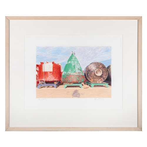 59 - John Doherty (b.1949)  'Buoy Study' Watercolour, 21 x 29cm (8¼ x 11½'') Signed and inscribed