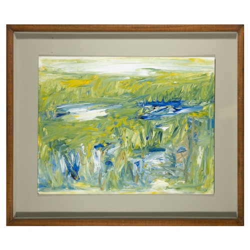 6 - Sean McSweeney HRHA (1935-2018)  Summer Pools Oil on board, 45 x 60cm (17¾ x 23½'') Signed, inscribe... 