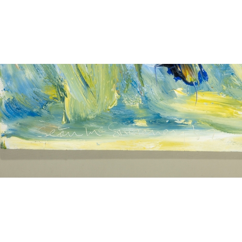 6 - Sean McSweeney HRHA (1935-2018)  Summer Pools Oil on board, 45 x 60cm (17¾ x 23½'') Signed, inscribe... 