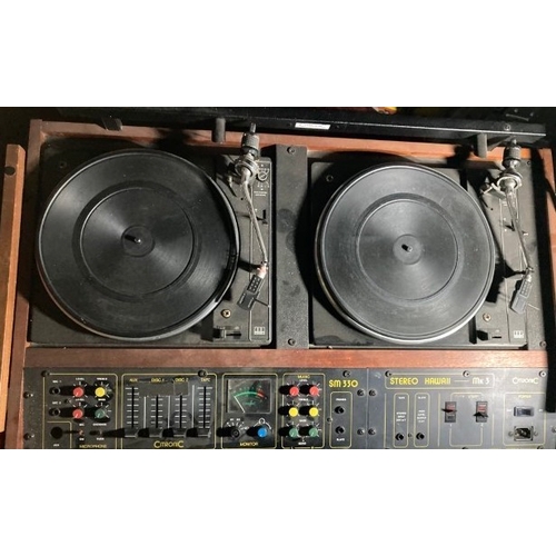 25 - Citronic stereo Hawaii mark 3 disco turn tables, all working with power cable - collection by appoin... 