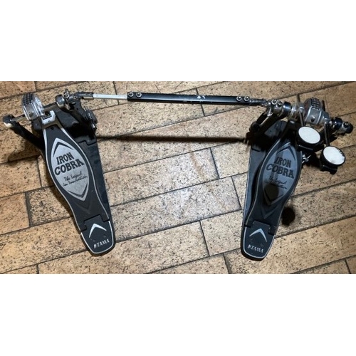 27 - Iron Cobra double base pedal. Made by Tama - collection by appointment only please