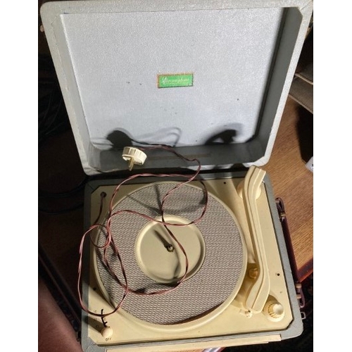 31 - 1950's Marconi record player with continental plug - collection by appointment only please