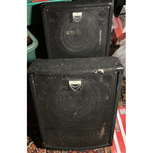 41 - Pair of Warfedale Pro SVP-12 PM speakers with cables - collection by appointment only please