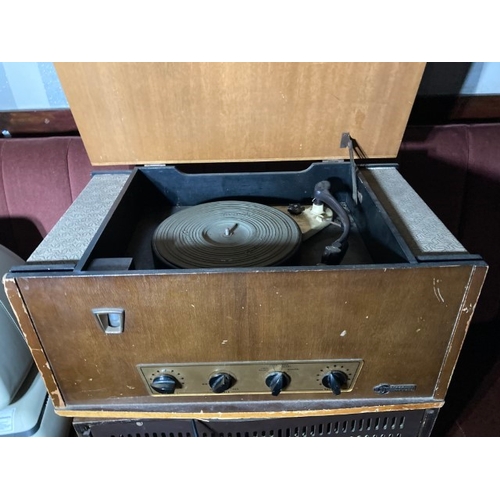 45 - 1950's stereo record player with a Garrard 4SP turntable - collection by appointment only please