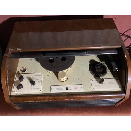 47 - Kolster Brands wire recorder and record player c 1940's bread bin design - collection by appointment... 
