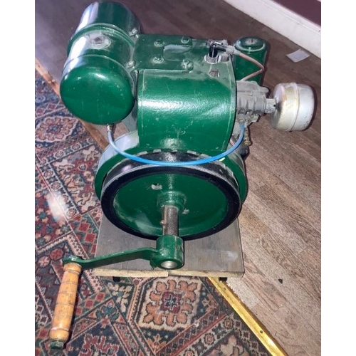 52 - A 1950's Petter stationary petrol driven engine, restored condition - collection by appointment only... 