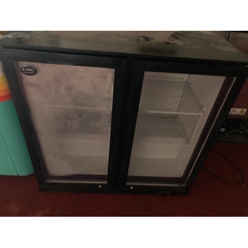 53 - King refrigeration double bar fridge - collection by appointment only please