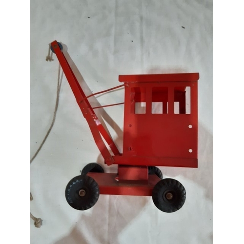 114 - Early Triang toy crane