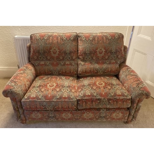 22 - Duresta two seater grand sofa in Beaminster design, coil sprung base and serpentine sprung back. 98c... 