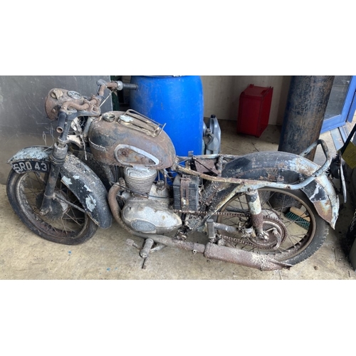 37 - An early Ambassador motorcycle circa 1940's/50's. A full restoration project. In need of a few weeke... 