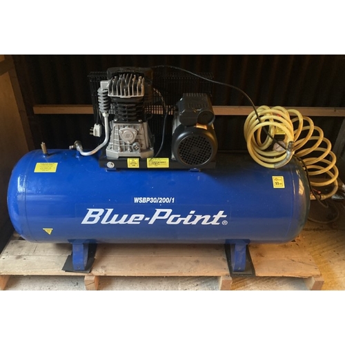 48 - A Blue Point WSBP30/200/1 compressor. Appears to have had little use.