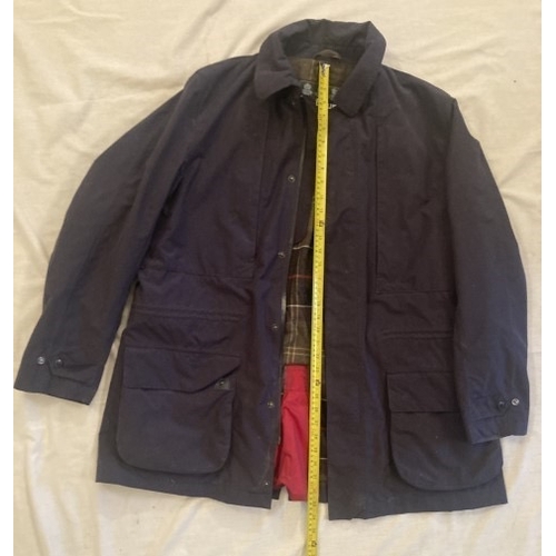 59 - Barbour classic tartan waterproof and breathable jacket, XXL.