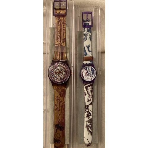 78 - Two as new Swatch watches.