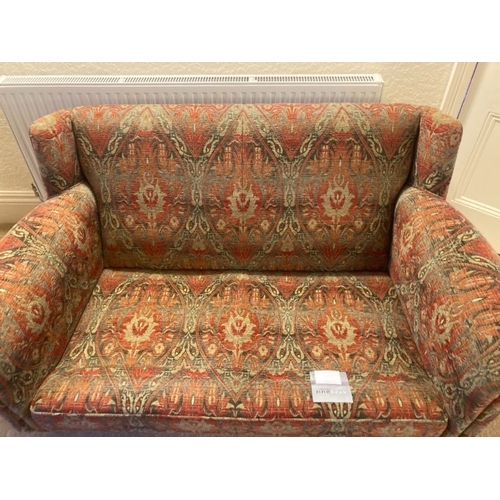 22 - Duresta two seater grand sofa in Beaminster design, coil sprung base and serpentine sprung back. 98c... 