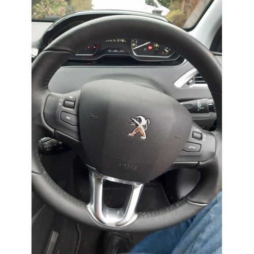 50 - Pergeot 208 five door car. First registered 27/11/2019, 1200cc petrol engine. Last MOT expired Novem... 