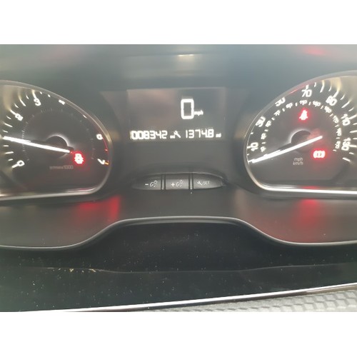 50 - Pergeot 208 five door car. First registered 27/11/2019, 1200cc petrol engine. Last MOT expired Novem... 