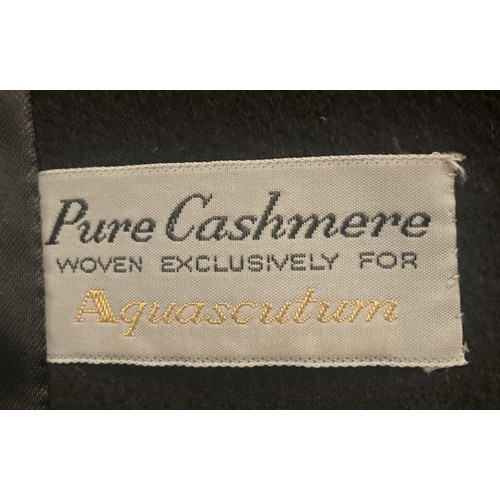 60 - Aquascutum cashmere overcoat, 44