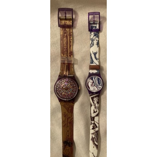 78 - Two as new Swatch watches.