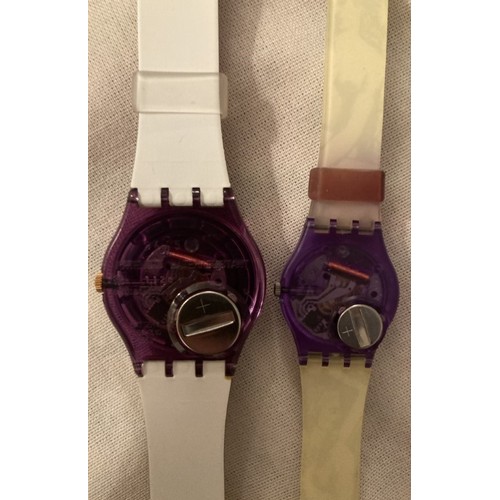 78 - Two as new Swatch watches.