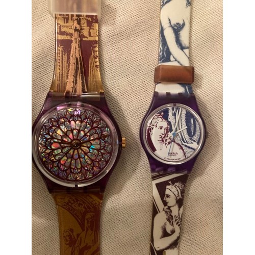 78 - Two as new Swatch watches.