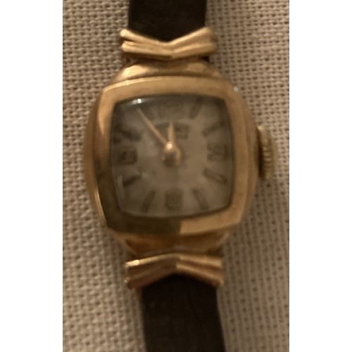 81 - A collection of three various ladies' wrist watches to include Longines, Rotary and an early 9ct gol... 