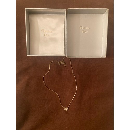 89 - A Christian Dior necklace in original box.