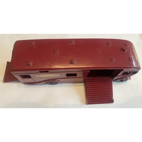 436 - An early Dinky toys horsebox, model No. 581, original box, condition as photographed
