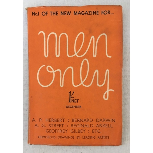 A somewhat rare collection of 'Men Only' magazines, the first 36 ...