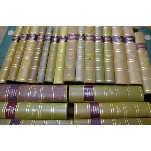 1002 - THREE BOXES OF BOOKS THE BLOODSTOCK BREEDERS REVIEW FROM 1912 TO 1969