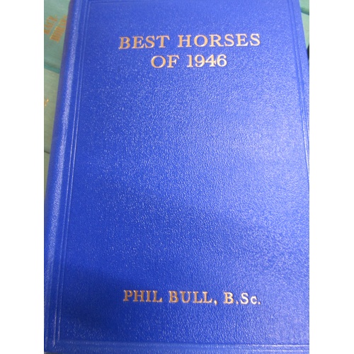 1025 - ONE BOX CONTAINING 25 BOOKS MOSTLY ON RACE HORSES TO INCLUDE RACEHORSES OF 1951-1967 (INCLUSIVE), BE... 