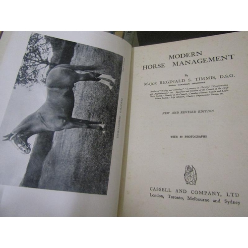 1038 - A BOX CONTAINING 36 BOOKS RELATING TO VETERINARY AND STUD BOOKS TO INCLUDE THE PRACTIAL STUD GROOM B... 