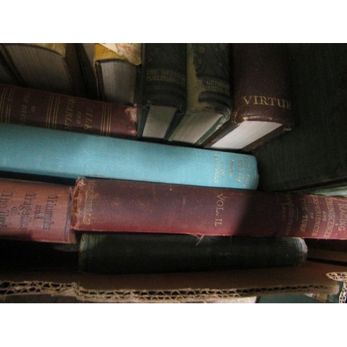 1047 - ONE BOX CONTAINING 25 HORSE RELATED VINTAGE BOOKS INCLUDING FOUR VOLUMES HISTORY OF THE ENGLISH TURF... 