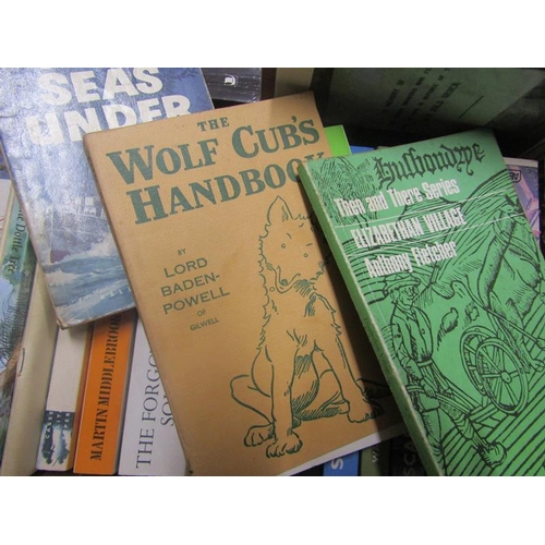 1053 - ONE BOX CONTAINING 39 BOOKS INCLUDING ZULU NOVELS AND VARIOUS WAR NOVELS TO INCLUDE ZULU DOWN BY C Y... 