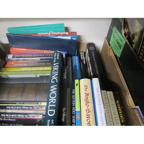 1057 - ONE BOX CONTAINING 42 BOOKS OF GENERAL HISTORY TO INCLUDE THE BOOK OF DISCOVERY BY J C BRIDGES, ANGL... 