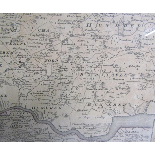 424 - An 18th Century Thos. Bawles/Homann map of London, England and Environs with inset panorama of Londo... 