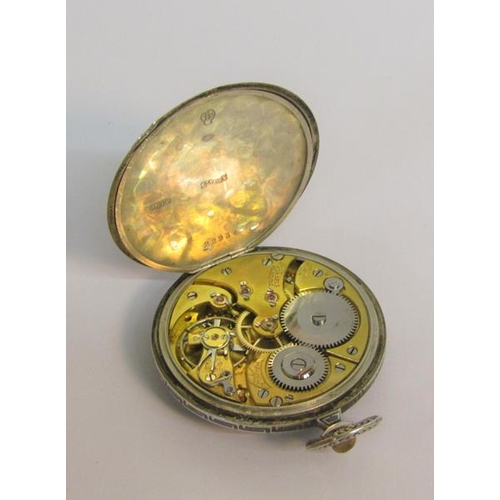 135 - An early 20c Swiss gentleman's pocket watch by the Havila Watch co.  the keyless Swiss bar movement ... 