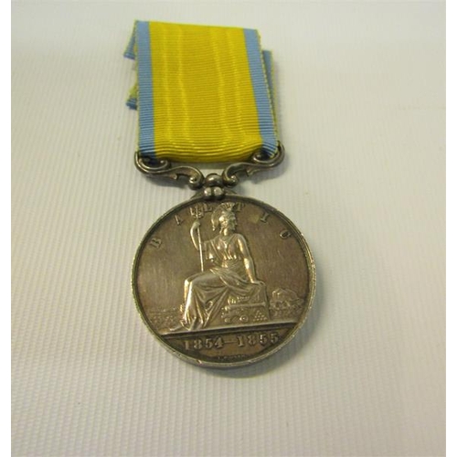 148 - A Victoria 1854-1855 Baltic medal with ribbon in box.