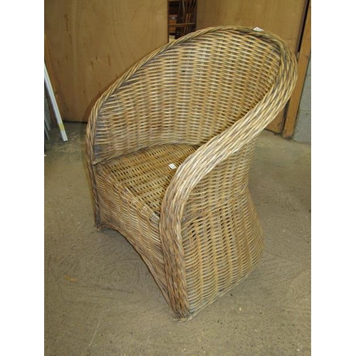 1215 - TWO WICKER CHAIRS