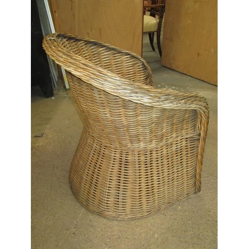 1215 - TWO WICKER CHAIRS