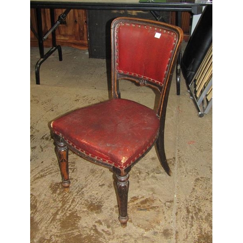 1256 - FIVE MIXED PERIOD DINING CHAIRS